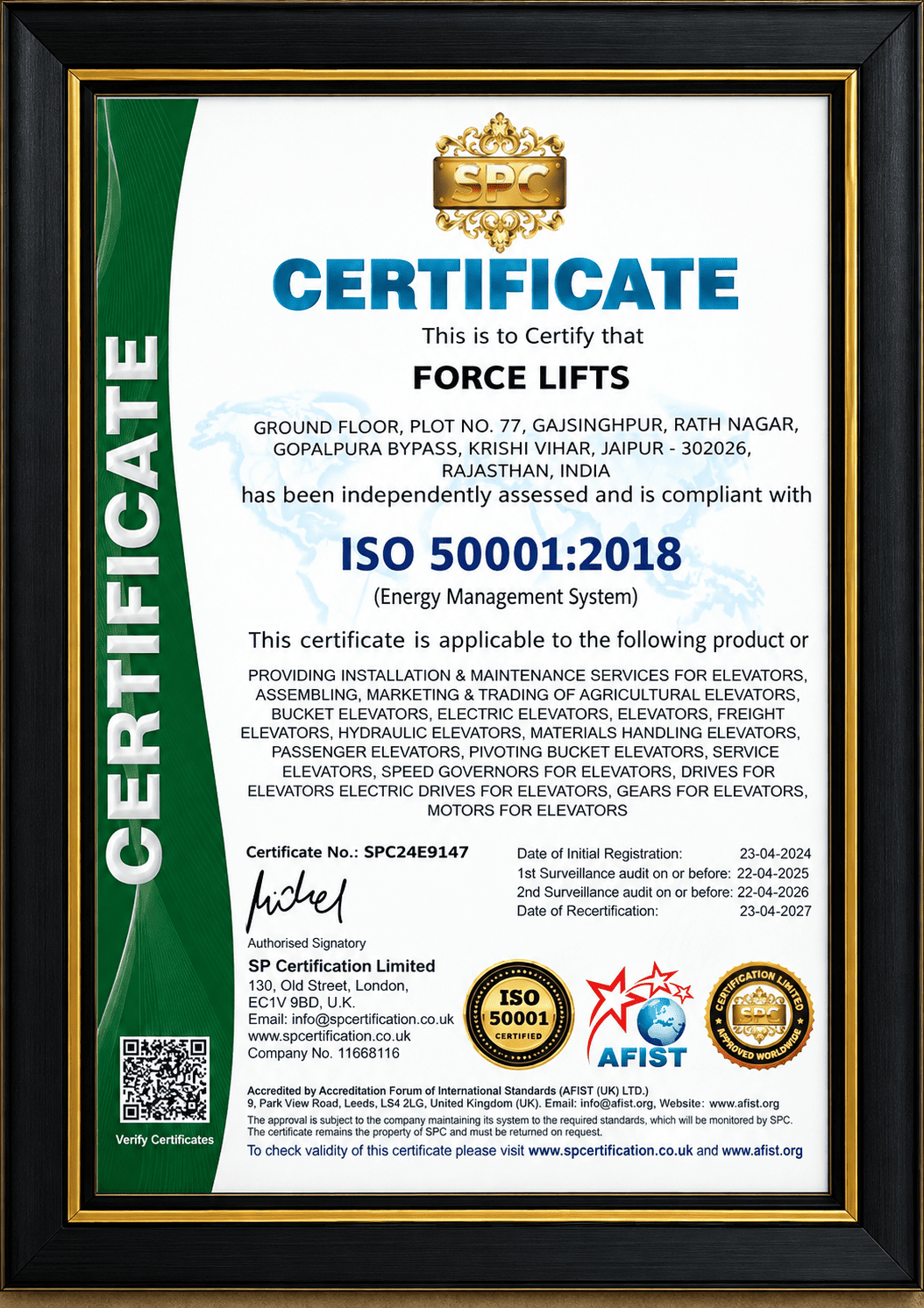 ISO 50001 Certification